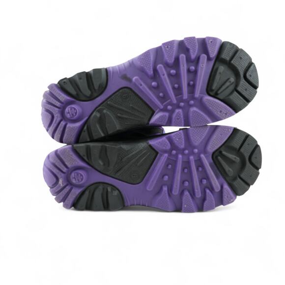 Kamik Waterbug 5 Boots Girls 6 Purple Black Waterproof Winter Insulated Snow - Picture 9 of 13